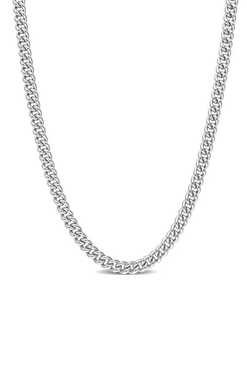 Men's Curb Link Chain Necklace