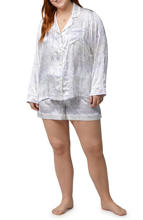 Bedhead Pajamas Floral Print Silk Short Pajamas