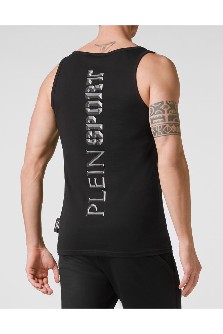 Tank Top Tiger Men, Alternate, color, black/black