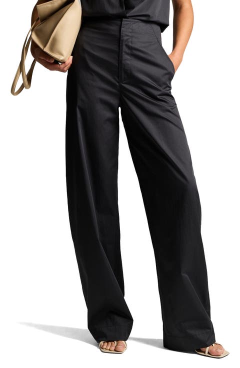 Clean Waist Cotton Pants