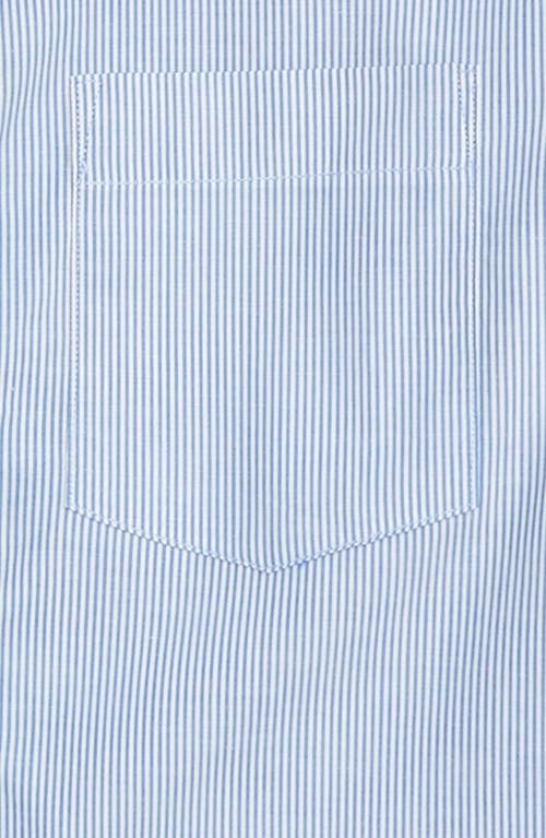 Tailorbyrd 'correvon' Stripe Woven Dress Shirt In Blue