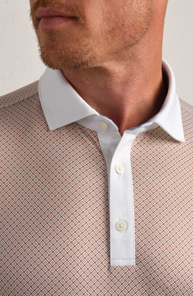 Rhone Golf Sport Geo Print Performance Polo, Alternate, color, 