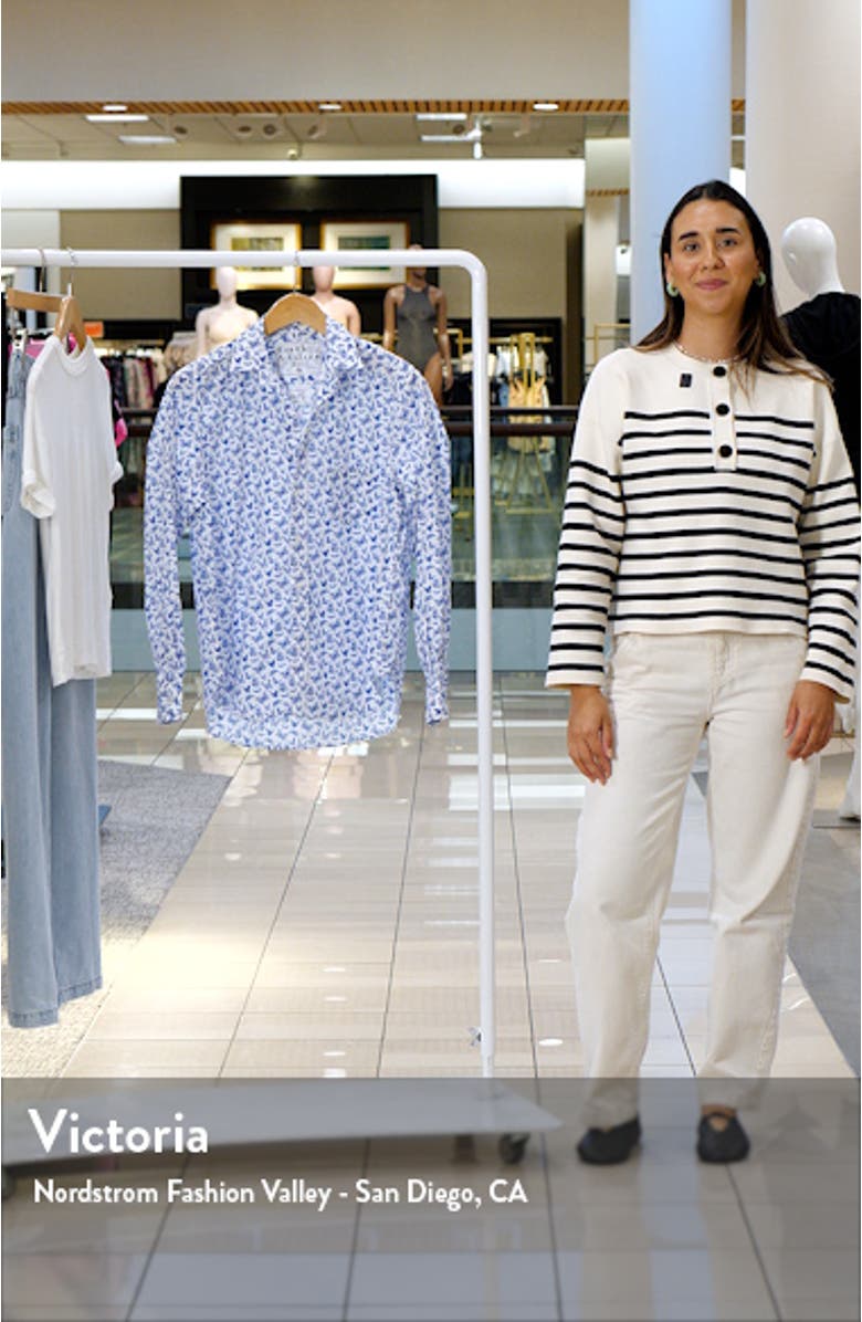 Eileen Relaxed Button-Up Shirt, sales video thumbnail