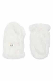 UGG® Kids' Faux Fur Mittens