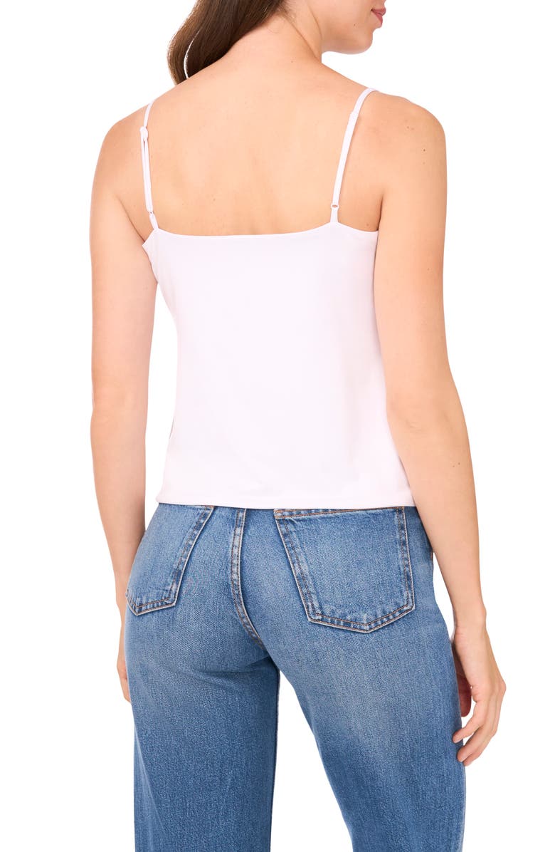Halogen<sup>®</sup> Compression Crop Camisole, Alternate, color, Bright White
