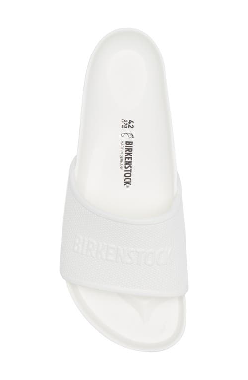 Birkenstock Barbados Slide Sandal In White