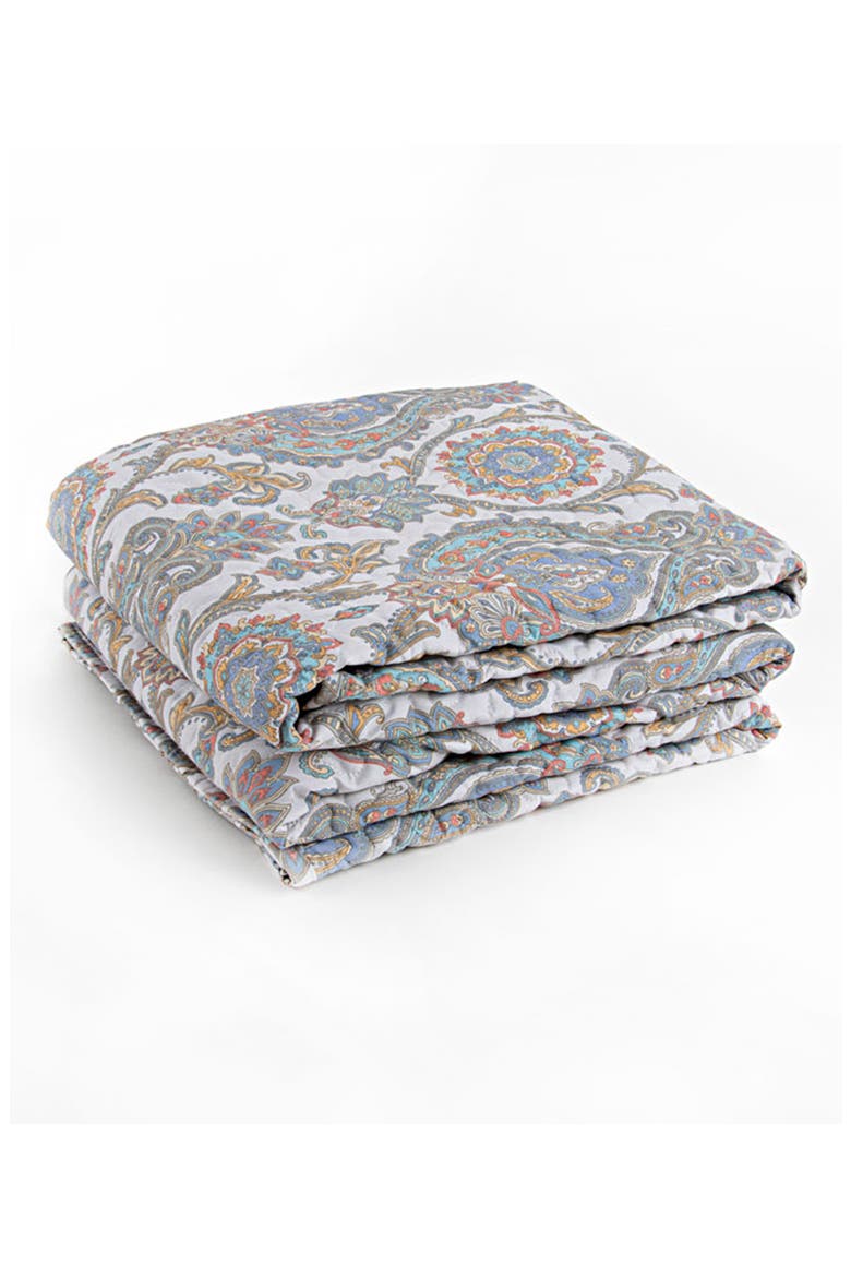 Luxury Premium Collection Ultra Quilt Set, Alternate, color, PAISLEY AQUA