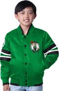 STARTER Youth Starter Kelly Green Boston Celtics Scout Varsity Full-Snap Jacket