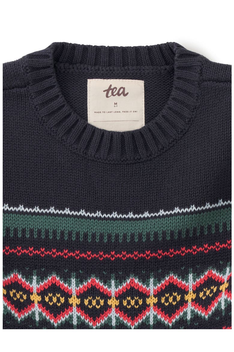 Crew Neck Sweater, Alternate, color, Indigo