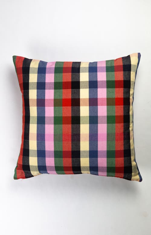 Archive New York Handwoven Marta Cotton Throw Pillow In Multi