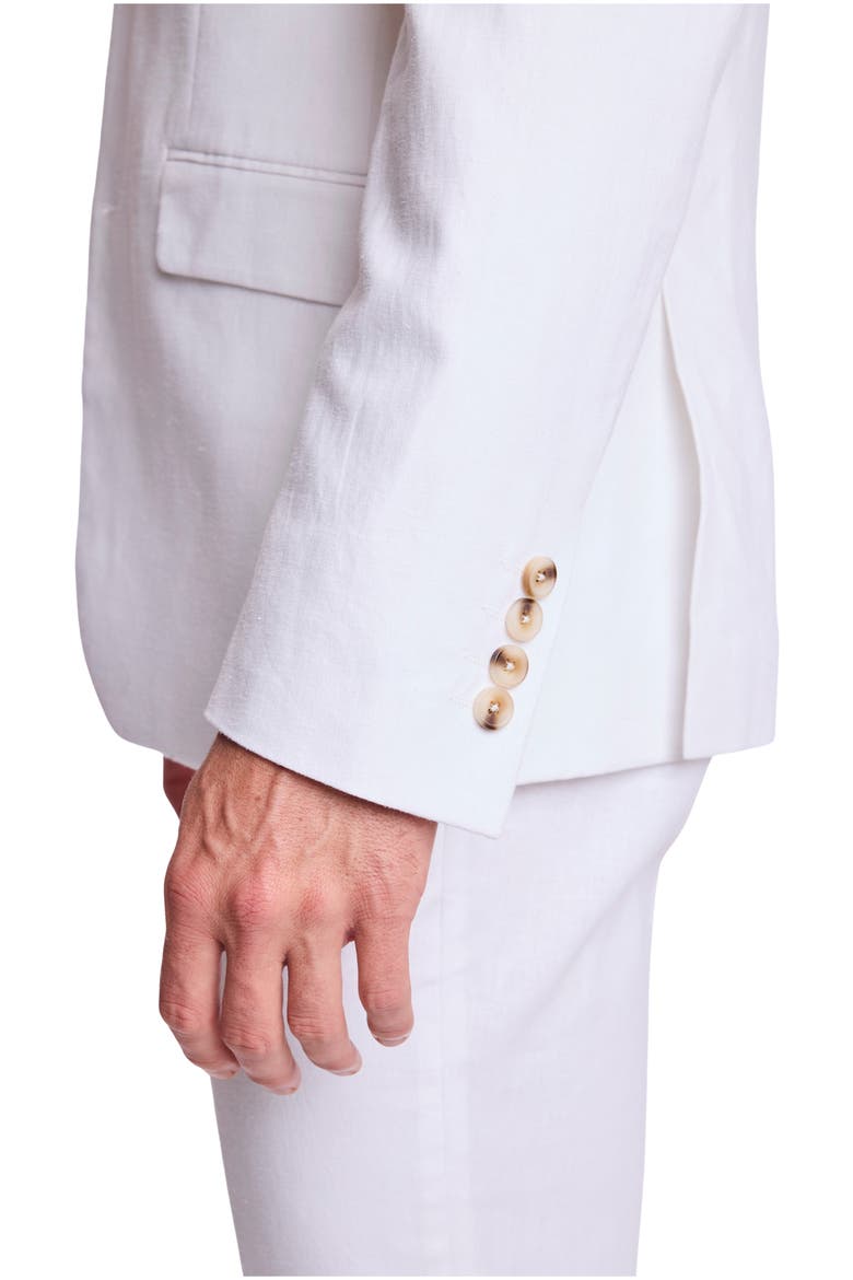 Dover Slim Fit Sport Coat, Alternate, color, WHITE LOTUS LINEN