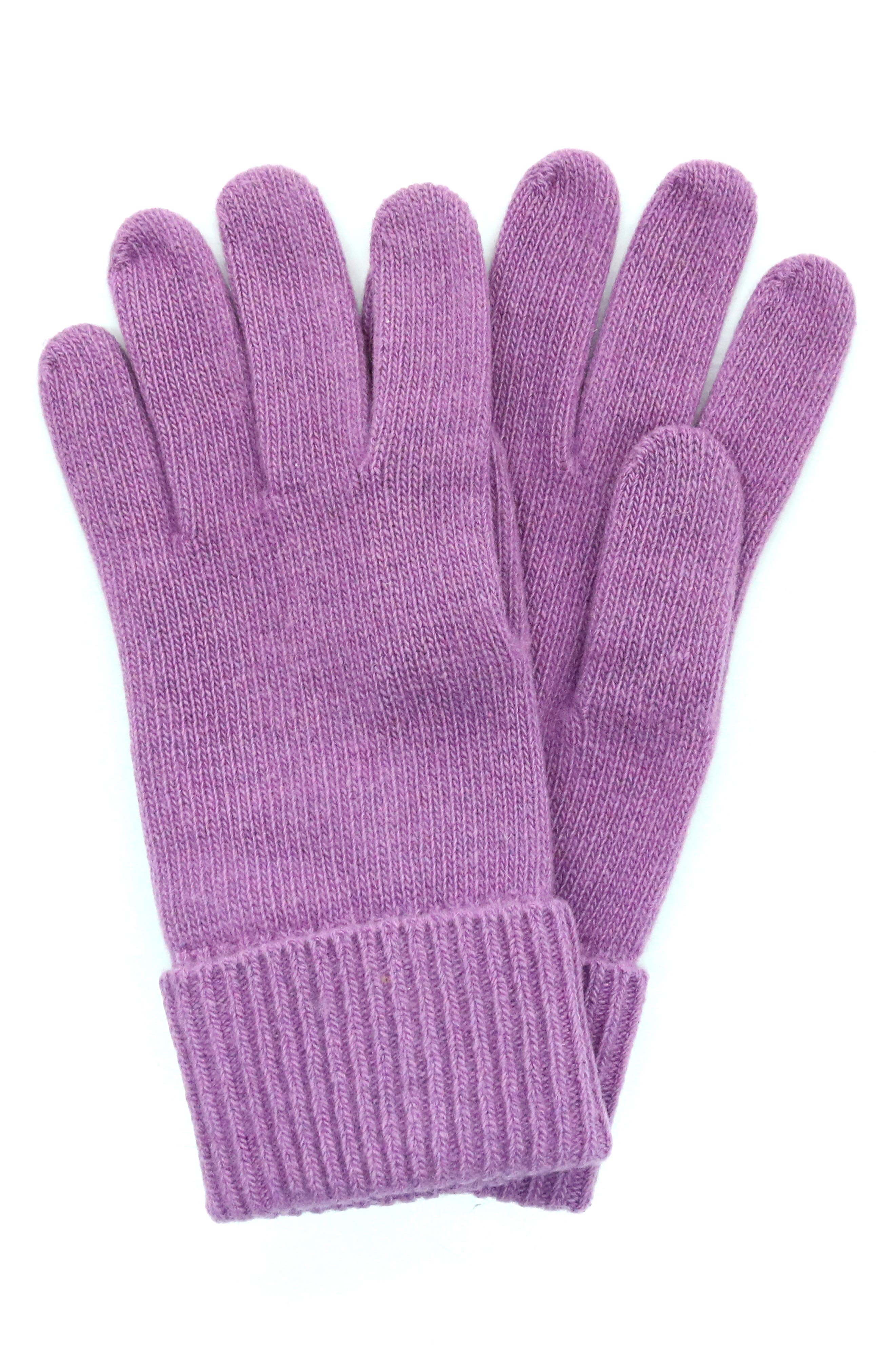 Portolano Cashmere Ribbed Gloves
