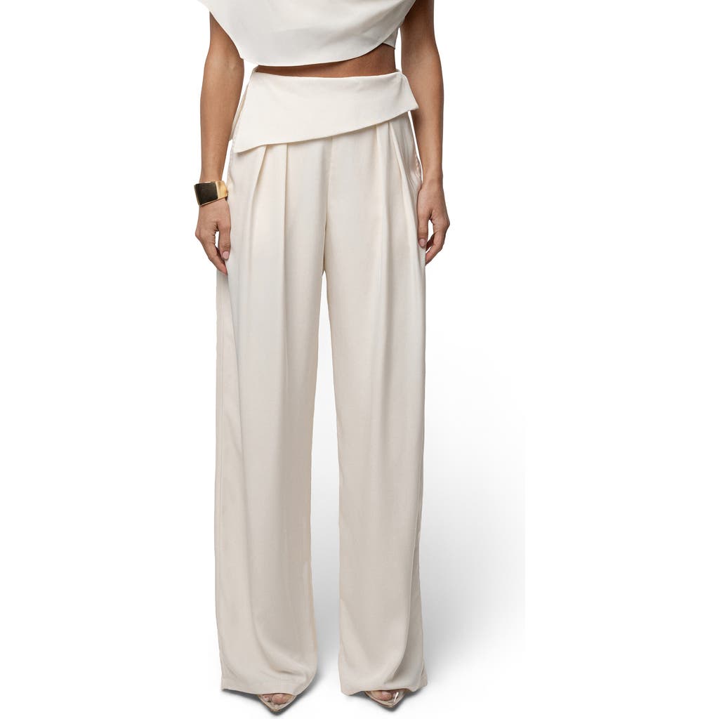 Jluxlabel Executive High Waist Pants In White