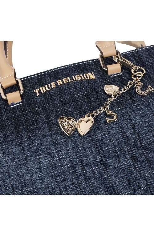 True Religion Horseshoe Top Handle Tote Bag In Blue