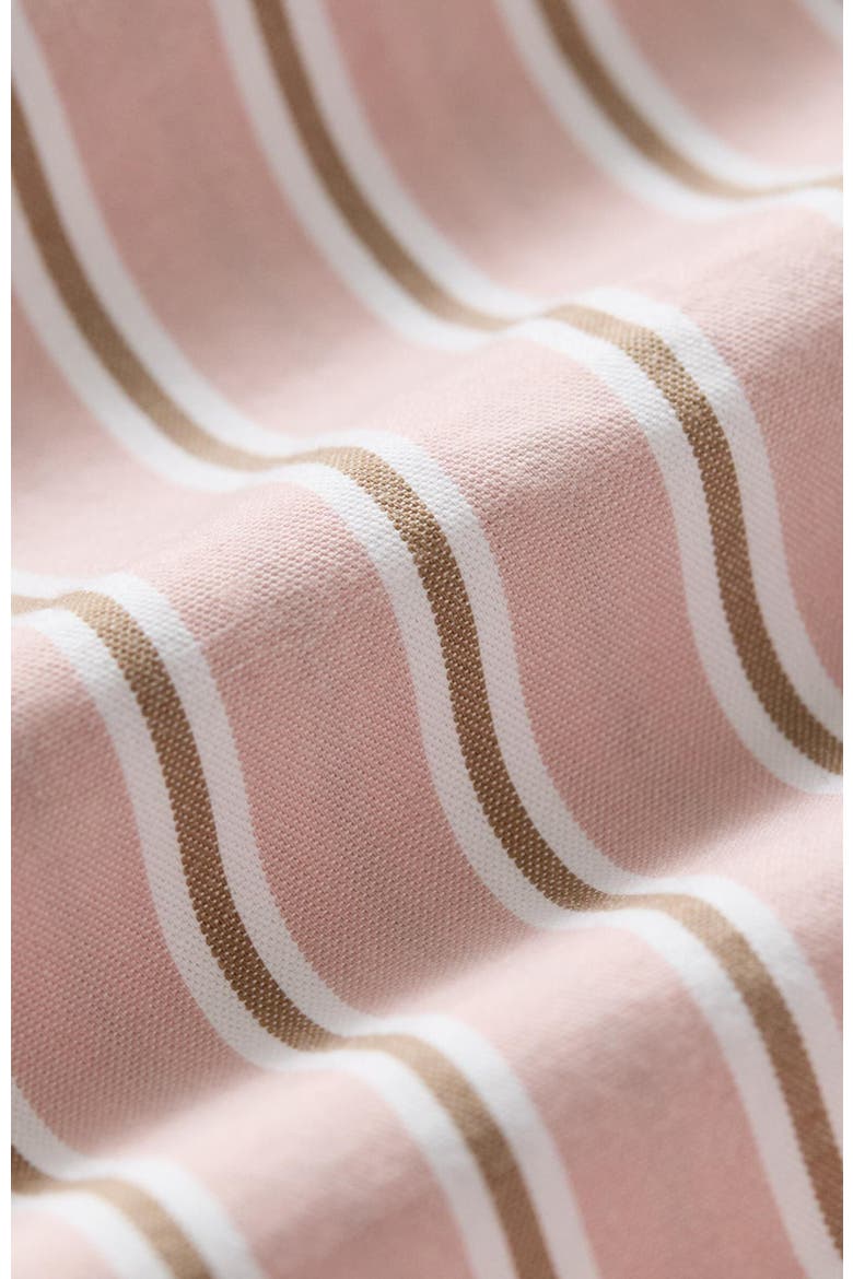 Organic Cotton All Day Poplin Shirred Shirt, Alternate, color, Berkley Stripe Blush