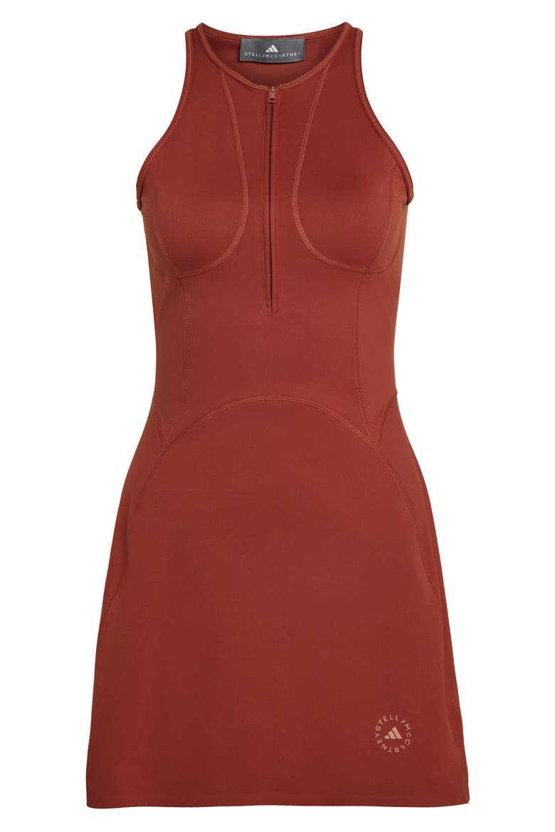 Performance Racerback Dress, Alternate, color, BURNT SIENNA/