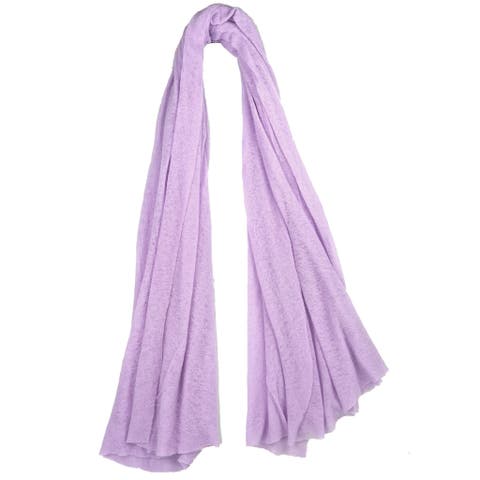 Small Cashmere Plain Scarf