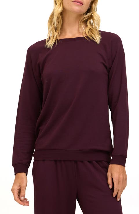 Priscilla Feather Fleece Sweatshirt