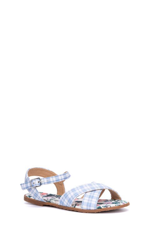 Kids' Plaid Ankle Strap Sandal (Toddler, Little Kid & Big Kid)