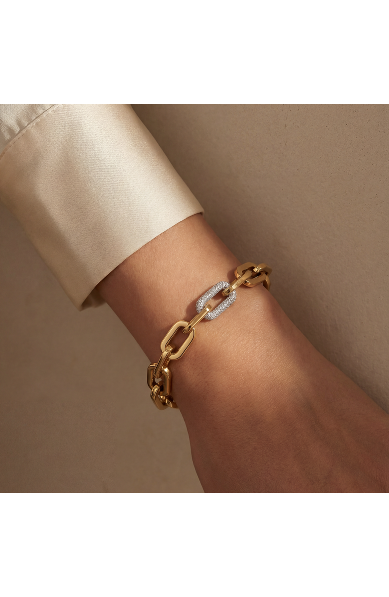 Ora Ana The Daphne Link Bracelet, Alternate, color, Gold