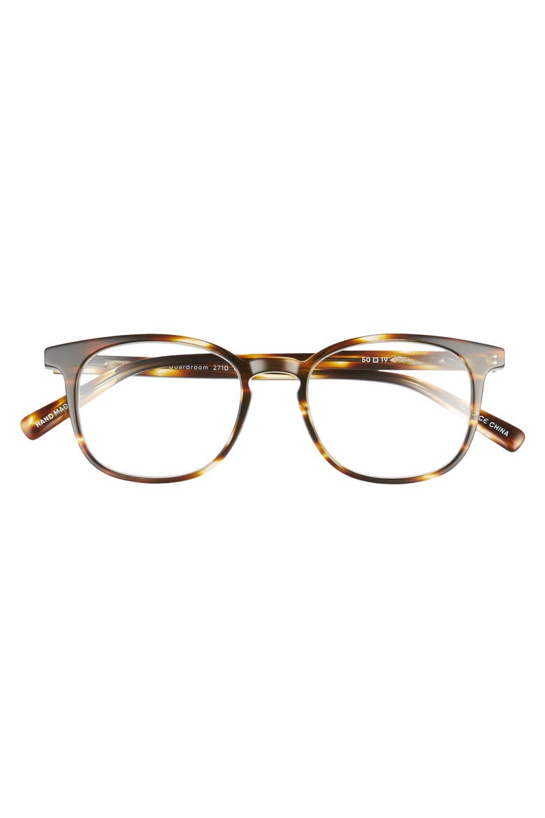 Boardroom 50mm Reading Glasses, Main, color, BROWN DEMI