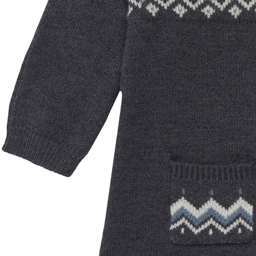 Modern Moments™ By Gerber Dark Grey Heather Fair Isle Dress In Dark Grey Heather