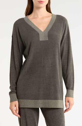 CozyChic Ultra Lite® Color Block V-Neck Tunic