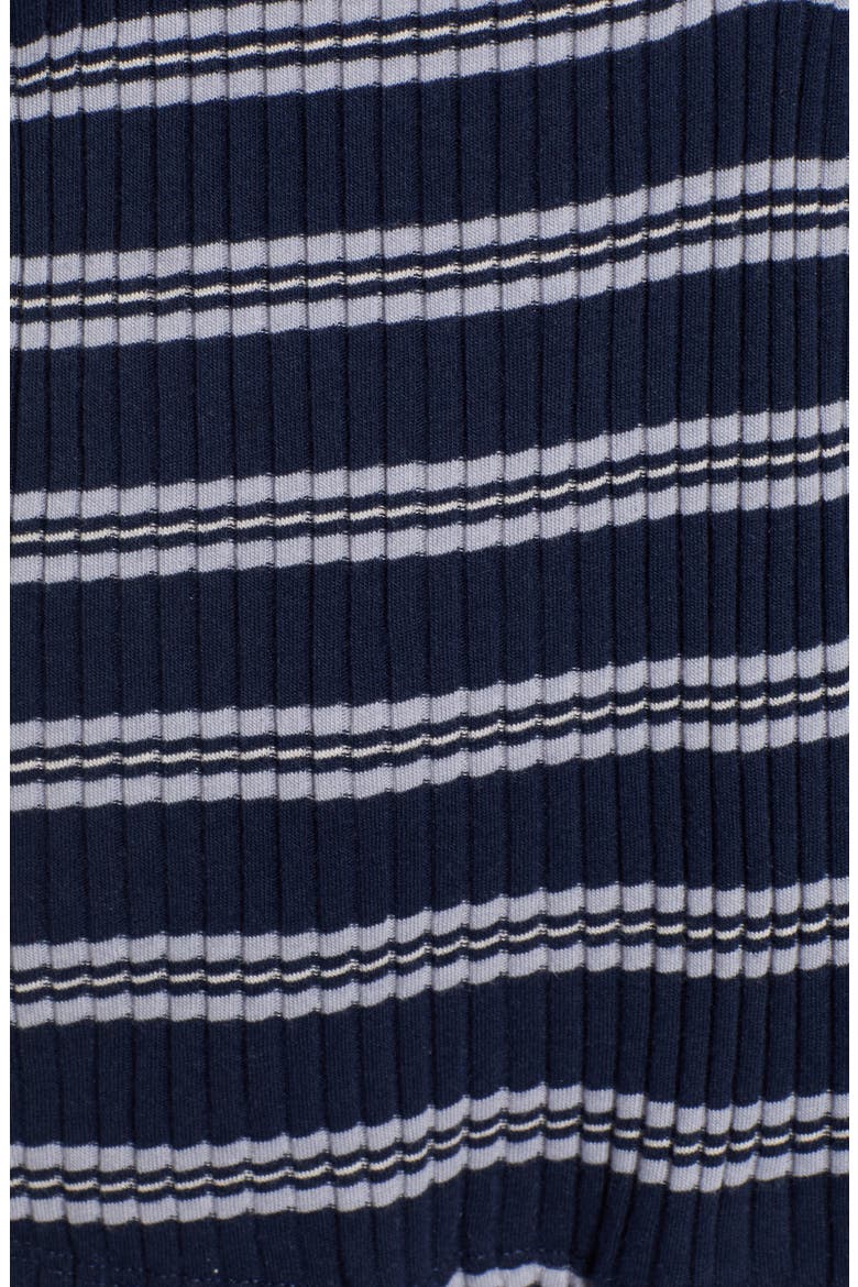 Ribbed Henley Top, Alternate, color, NAVY MARITIME MARLA STRIPE