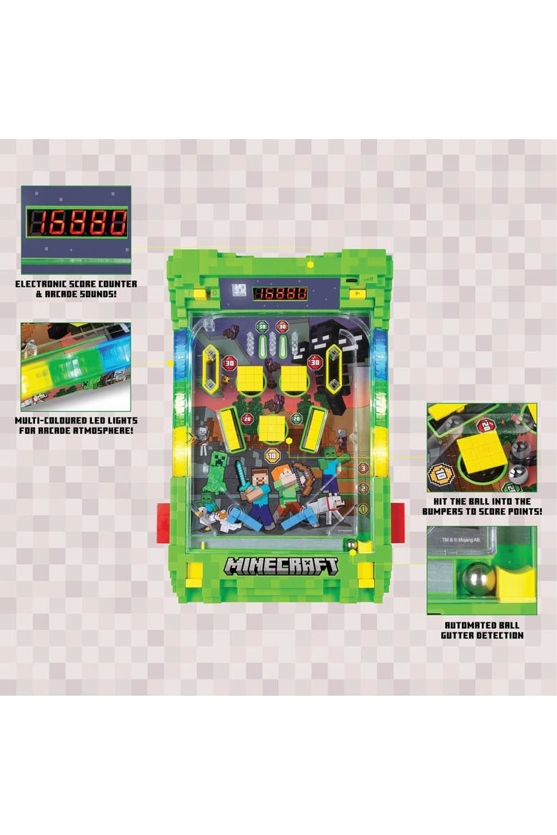 Overworld Minecraft Arcade Pinball, Alternate, color, Multicolored