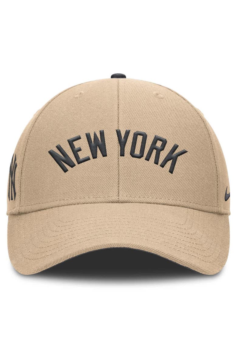 Nike Men's Nike Khaki New York Yankees Rise Adjustable Hat, Alternate, color, Khaki