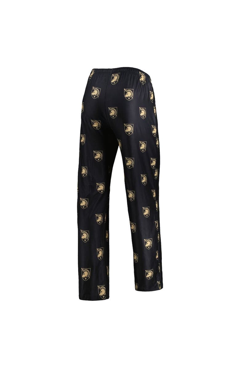 CONCEPTS SPORT Men's Concepts Sport Black Army Black Knights Logo Flagship Allover Print Pants, Alternate, color, 