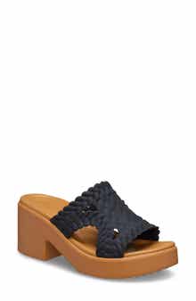 CROCS Woven Platform Slide Sandal