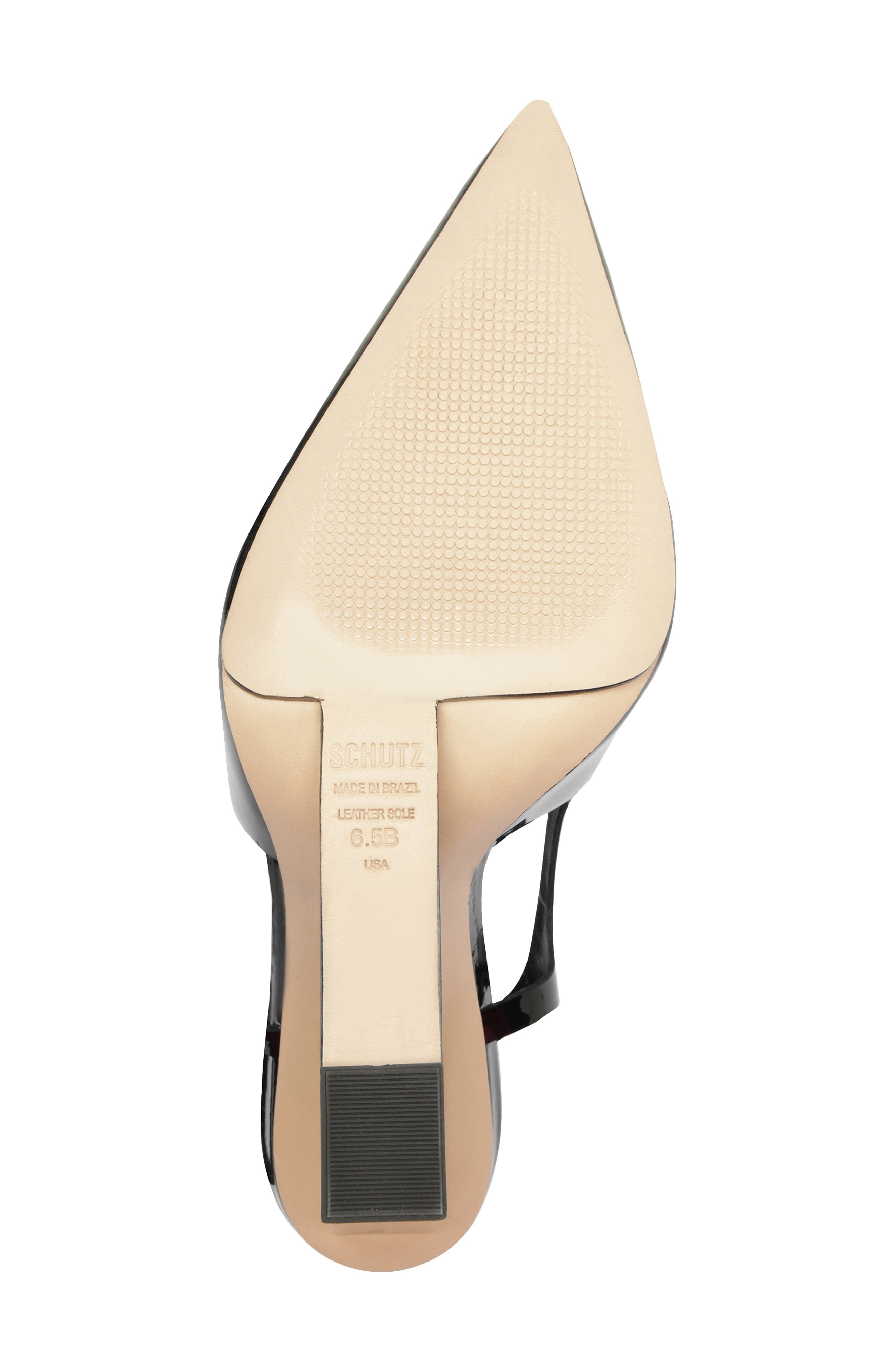 Schutz Filipa Slingback Pointed Toe Wedge Pump, Alternate, color, 