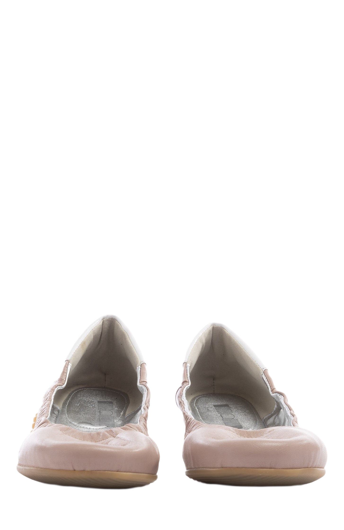 Stella Ballet Flat, Alternate, color, Beige/White