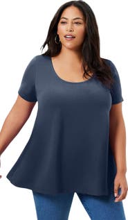 June + Vie Short-Sleeve Swing One + Only Tee