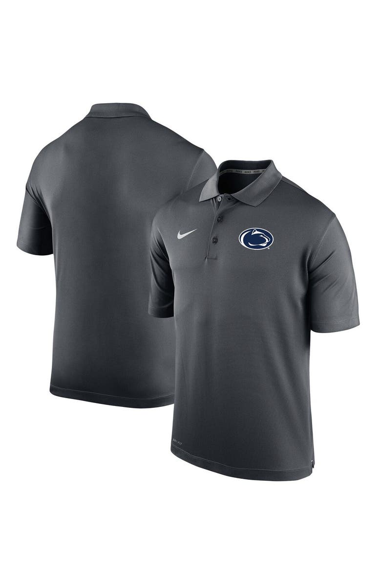 Nike Men's Nike Anthracite Penn State Nittany Lions Big & Tall Primary Logo Varsity Performance Polo, Main, color, 