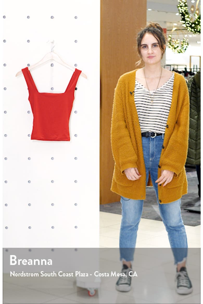 Square Neck Crop Tank video