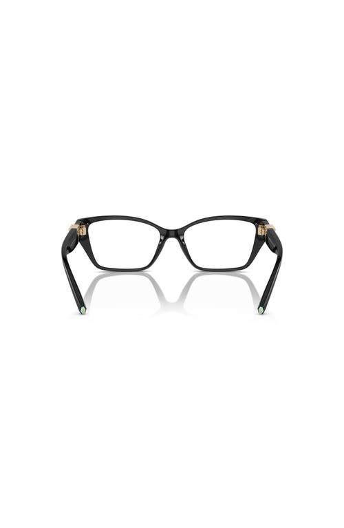 Tiffany & Co . 54mm Rectangle Optical Glasses In Black