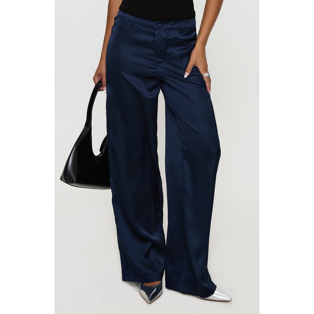 Princess Polly Alaina Satin Wide Leg Pants