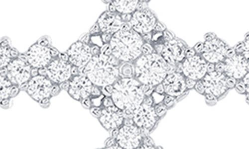 Simona Cubic Zirconia Cross Pendant Necklace