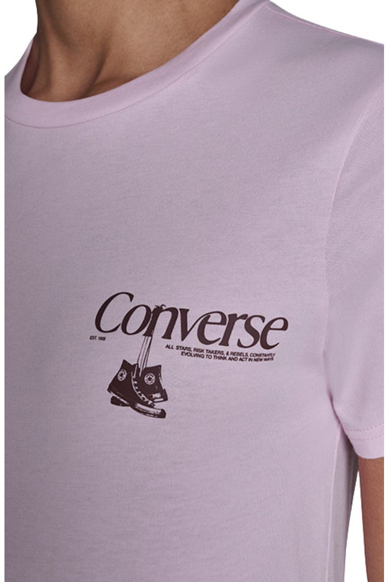 Women's Hanging Shoes T-Shirt, Alternate, color, NEW FOUND BLOOM