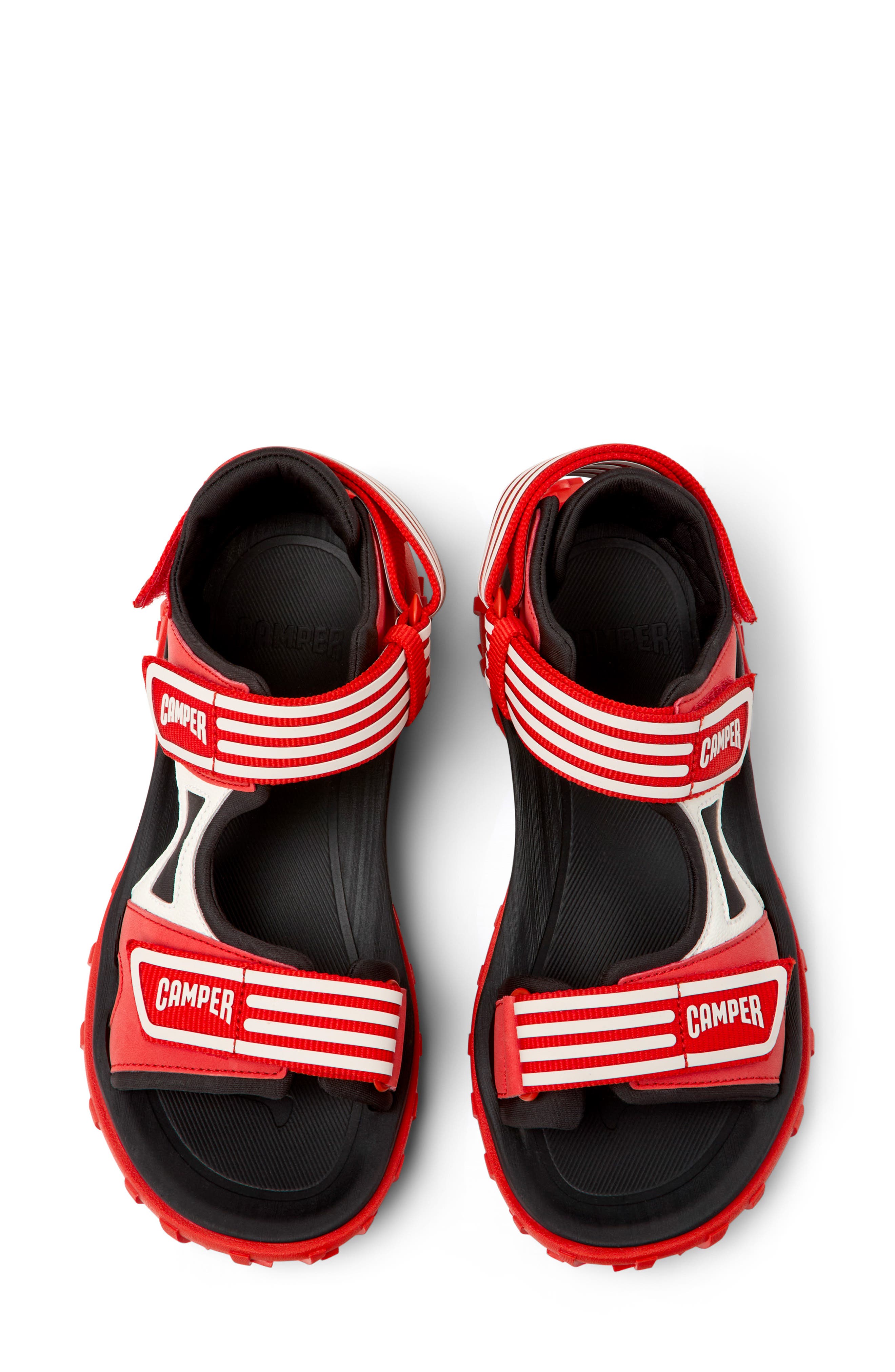 Camper Drift Trail Sandal, Alternate, color, Multi - Assorted Red