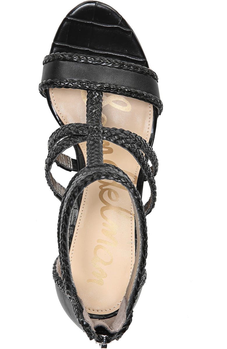 Sam Edelman Yordana Woven T-Strap Sandal, Alternate, color,