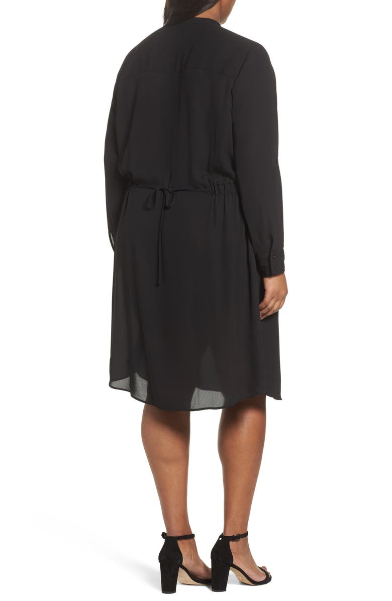 Sejour Split Neck Dress, Alternate, color, 