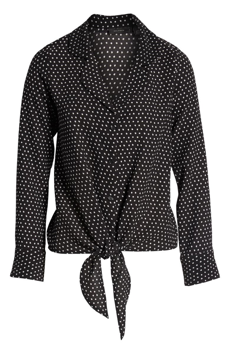 Halogen<sup>®</sup> Tie Front Top, Alternate, color, 