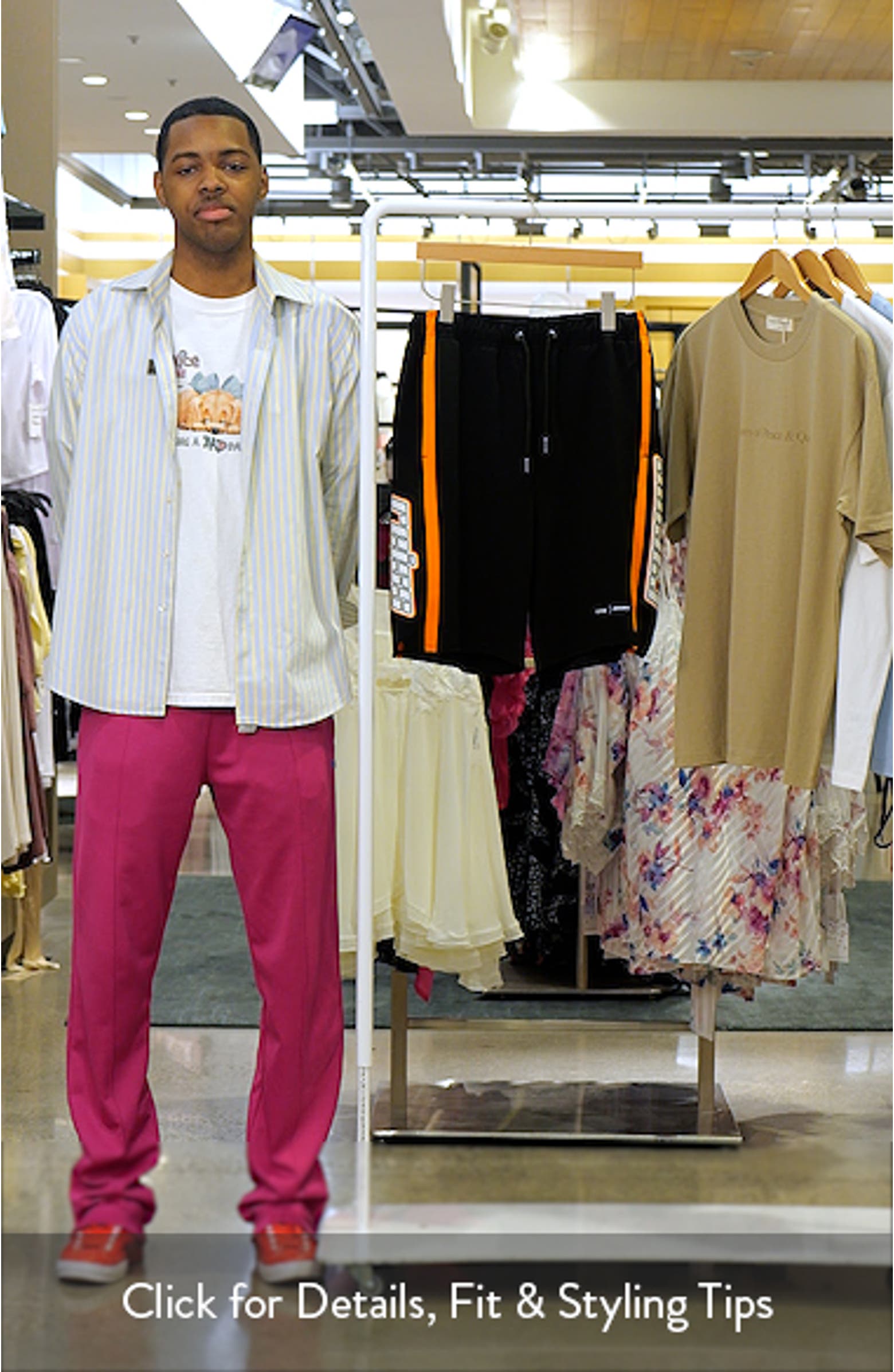 Reiss x McLaren Ride Side Stripe Drawstring Shorts | Nordstromrack