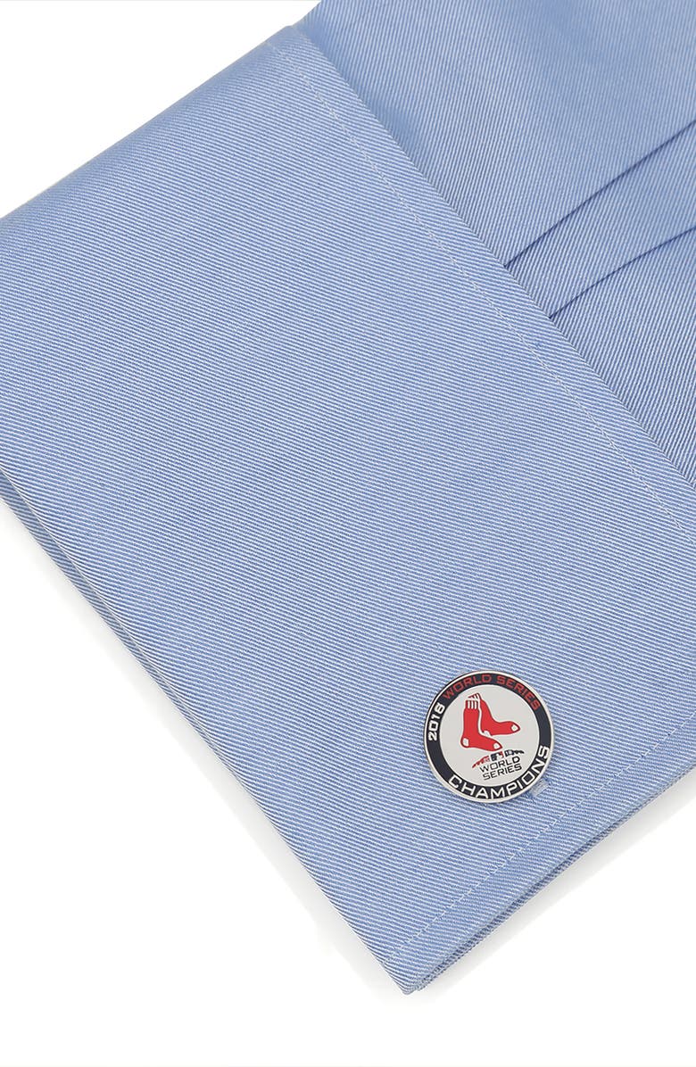 Cufflinks, Inc. Boston Red Sox World Series Cuff Links, Alternate, color, 