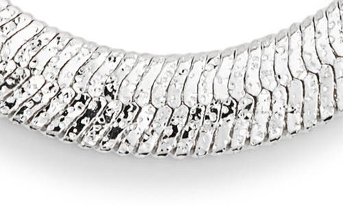 Nordstrom Rack Shimmer Dust Snake Chain Necklace In Metallic