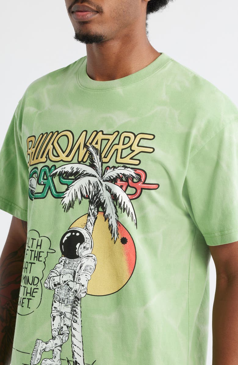 Billionaire Boys Club Chill Cotton Graphic T-Shirt, Alternate, color, Forest Sha