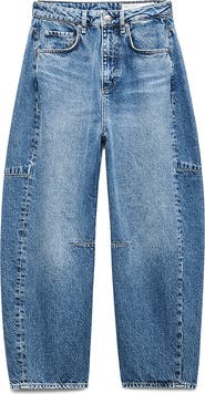 rag & bone Charlie High Waist Crop Barrel Jeans